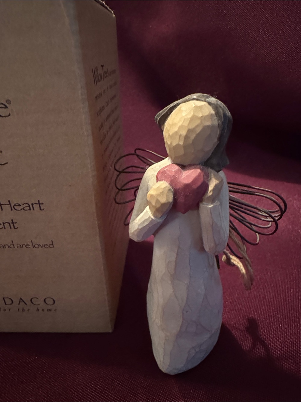 Willow Tree Susan Lord - Angel of the Heart Ornament - New in Box
